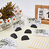 20Pcs Pine Wood Name Card Holder DJEW-GA0001-77A-4