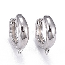 Brass Hoop Earrings EJEW-K083-33P