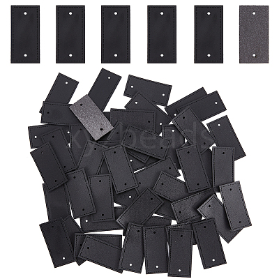 PU Leather Sewing Labels FIND-WH0126-477A-01-1