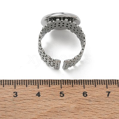 304 Stainless Steel Cuff Ring Components SA-CBA37BC-16E-P-1