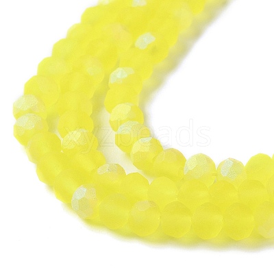 Transparent Glass Beads Strands EGLA-A034-T4mm-MB29-1