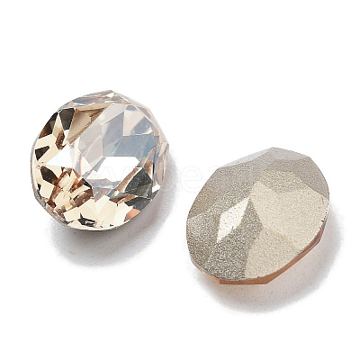 K9 Glass Rhinestone Cabochons GLAA-H034-06E-1