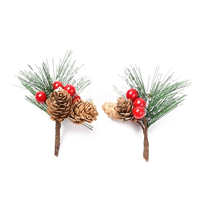 Wholesale Plastic Artificial Winter Christmas Simulation Pine Picks Decor 