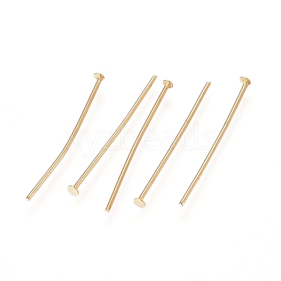 304 Stainless Steel Flat Head Pins X-STAS-L238-006F-G-1