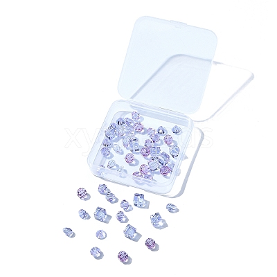 50Pcs 5 Styles Imitation Austrian Crystal Beads FIND-YW0004-71A-1