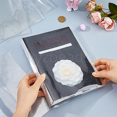 Glitter PVC Book Covers DIY-WH0899-597A-01-1