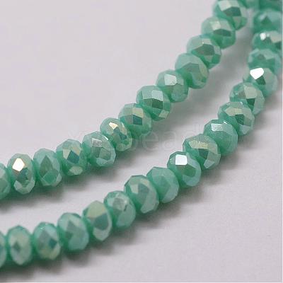 Electroplate Glass Bead Strands GLAA-K016-2x3mm-07FR-1