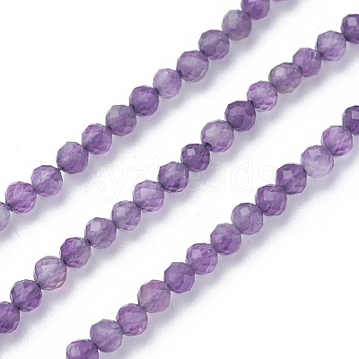 Natural Amethyst Beads Strands G-F619-12-2mm-1
