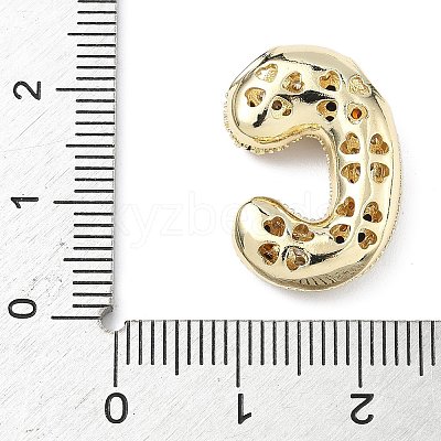 Brass Micro Pave Cubic Zirconia Pendants KK-Z108-02G-C-1