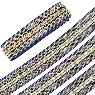 10 Yards Ethnic Style Polyester Ribbon for Sewing Decoration OCOR-CY0001-86D-1