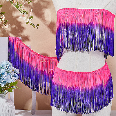 2M Two Tone Polyester Tassel Ribbon OCOR-FG0002-37A-1