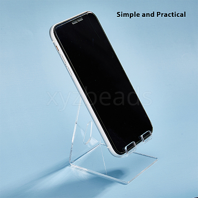 Acrylic Mobile Phone Holders AJEW-WH0258-580-1