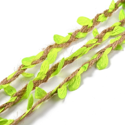 DIY Wreath Foliage Green Leaves Ribbon Decorative OCOR-M007-01B-1