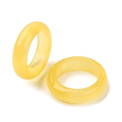 Cat Eye Finger Rings RJEW-G363-01A-16-1