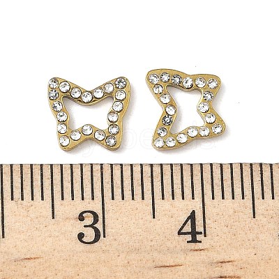 304 Stainless Steel Rhinestone Cabochons STAS-A057-04G-H01-1
