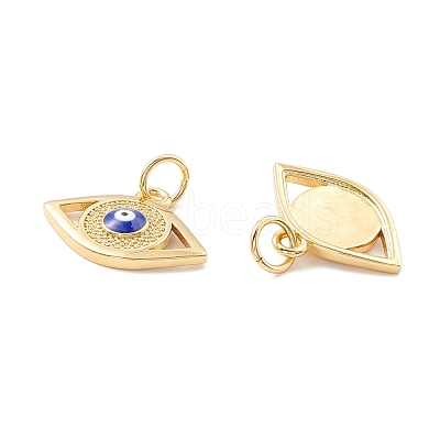 Rack Plating Brass Enamel Pendants KK-D073-28G-02-1