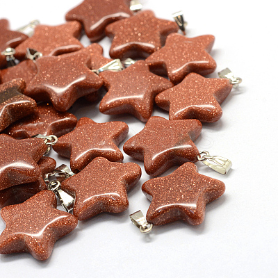 Star Natural & Synthetic Mixed Stone Pendants X-G-Q367-M-1