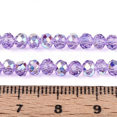 Transparent Glass Beads Strands EGLA-N016-4mm-03-1