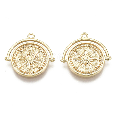 Brass Pendants X-KK-R136-037-NF-1