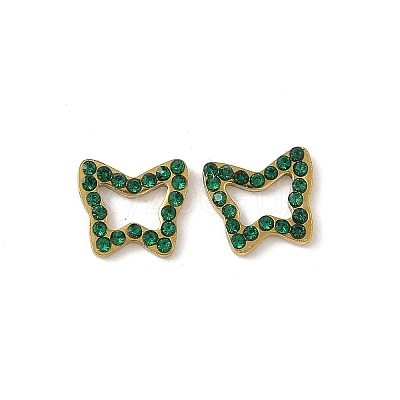 304 Stainless Steel Rhinestone Cabochons STAS-A057-04G-H02-1