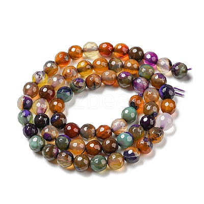 Natural Agate Beads Strands G-C082-A01-03-1