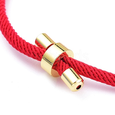Adjustable Nylon Cord Slider Bracelets BJEW-Z002-01G-1