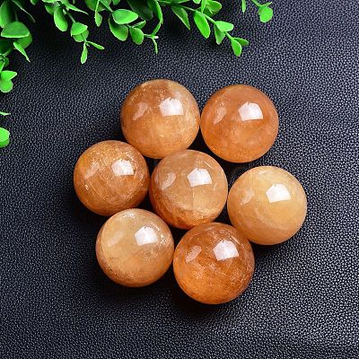 Natural Dyed & Heated Calcite Crystal Ball PW-WG40351-01-1-1