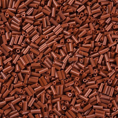Opaque Colours Glass Bugle Beads SEED-N005-001-B01-1