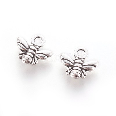 Tibetan Style Alloy Charms A-TIBEP-A123292-AS-LF-1