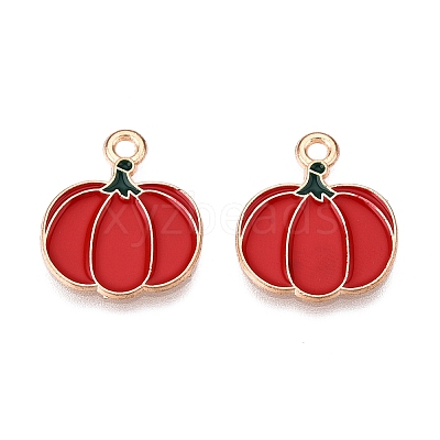 Thanksgiving Day Theme Alloy Enamel Pendants ENAM-T020-35M-1