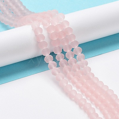 Transparent Glass Beads Strands EGLA-A034-T8mm-MD22-1