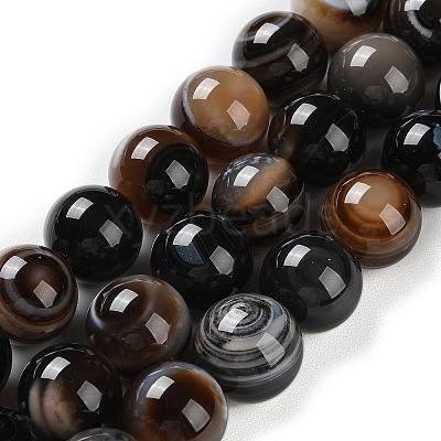 Natural Eye Agate Beads Strands G-NH0019-F01-02-1