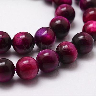 Natural Tiger Eye Bead Strands G-D840-54-10mm-04-1