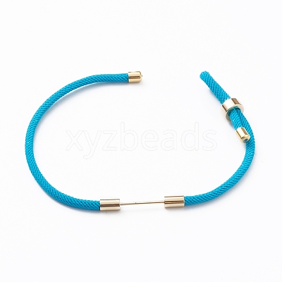Braided Nylon Cord Bracelet Making MAK-A017-D01-07G-1