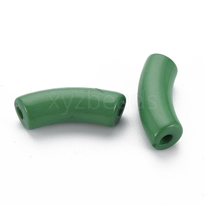 Opaque Acrylic Beads MACR-S372-001B-17-6333-1