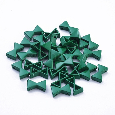Spray Painted Alloy Multi-Strand Links PALLOY-G268-K-037-1