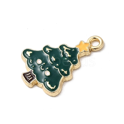 Christmas Alloy Enamel Pendants FIND-H055-17D-G01-1