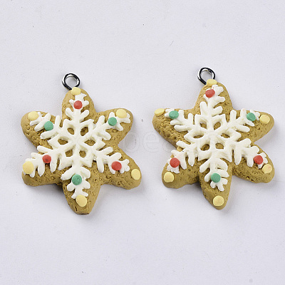 Handmade Polymer Clay Pendants CLAY-S093-28-1