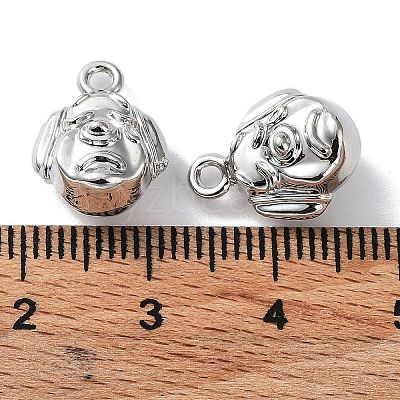 Rack Plating Alloy Charms PALLOY-Q458-02P-1