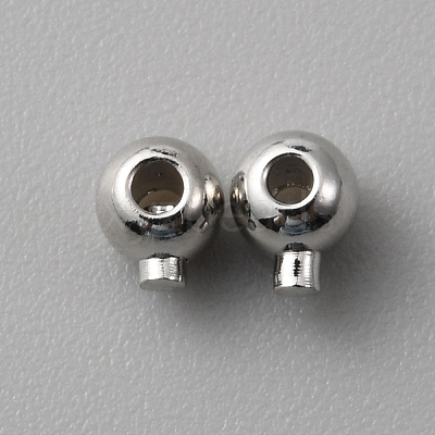 Brass Crimp Beads KK-WH0031-33P-1