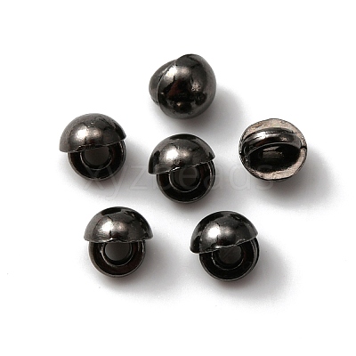 Mini Alloy Shank Buttons BUTT-WH0029-07B-1