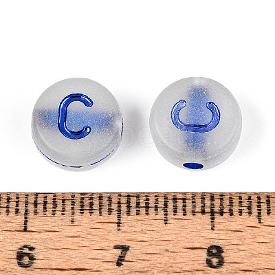 Luminous Frosted Acrylic Beads FACR-T008-02C-1