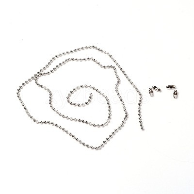 Iron Ball Chain CH-WH0004-04B-AB-1