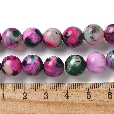 Natural Agate Beads Strands G-NH0001-G03-01-1