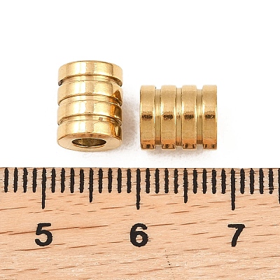 201 Stainless Steel Beads STAS-P437-10G-1