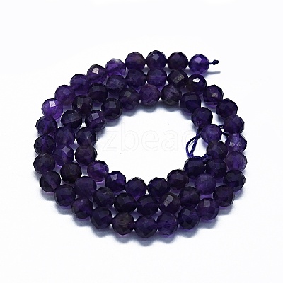 Natural Amethyst Beads Strands G-G927-06B-1