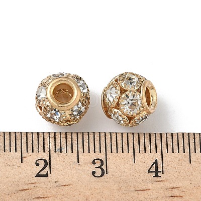 Brass Rhinestone Beads KK-A267-03B-01KCG-1