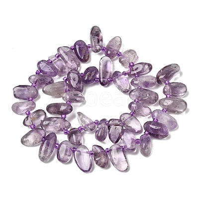 Natural Amethyst Beads Strands G-L649-D05-01-1