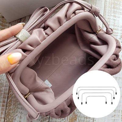 8Pcs 4 Styles Iron Purse Frame FIND-BBC0004-95-1