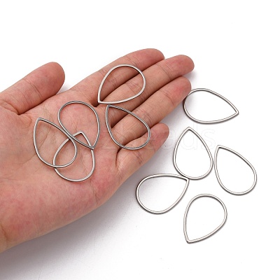Tarnish Resistant 304 Stainless Steel Linking Rings STAS-T047-16C-1